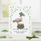 Funny Wee bit Irish St Patrick’s Day Card カード