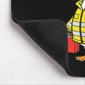 Funny Wee Woo Crew Goose Emt Paramedic Firefighter マウスパッド (コーナー)