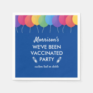 Funny We've Been Covid Vaccinated Party Custom スタンダードカクテルナプキン