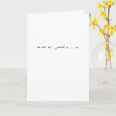 Funny What Were You Thinking Thank You カード (黄色い花)