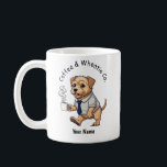 Funny Wheaten Terrier Business Suit Coffee  コーヒーマグカップ<br><div class="desc">Celebrate your love for dogs and humor with this unique ** Soft Coated Wheaten Terrier ** sticker. This design tells the story of the "working dog" with a twist, featuring a sophisticated pup ready to tackle the day with a tie and a hot cup of coffee. It’s special because it...</div>