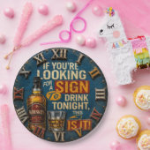 Funny Whiskey Quote Whiskey Bar Decor ペーパープレート (パーティー)