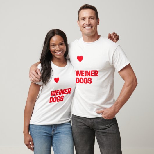 Funny Wiener Dog Gifts Tシャツ (ユニセックス)