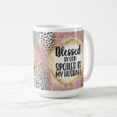Funny Wife Coffee Mug, Blessed Wife Cup コーヒーマグカップ (正面右)