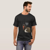 Funny Wife Watching T-shirt Tシャツ (正面フル)