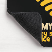 Funny Wifi Went Down Quote Computer Nerd For Prete マウスパッド (コーナー)