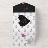 Funny Will Ewe Be MINE? Sheep Pun Proposal Card オールインワン招待状 (外側)