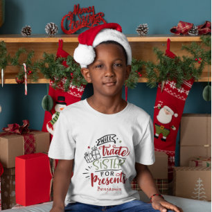 Funny Will Trade Sister For Presents Christmas Tシャツ