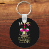 Funny Wine Gift - Wine Shirts For Women  キーホルダー (正面)