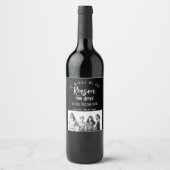 Funny Wine Label photo the Reason You Drink ワインラベル (正面)