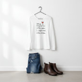 Funny Wine Lover Gift “Wine Improves with Age"  トライブレンドＴシャツ