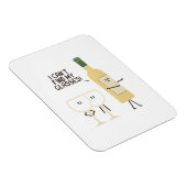 Funny Wine Pun I Can't Find My Glasses Magnet  マグネット (右側)