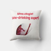 Funny Wine-Themed  クッション (裏面)