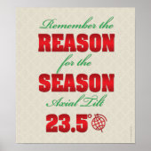 Funny Winter Solstice poster ポスター (正面)