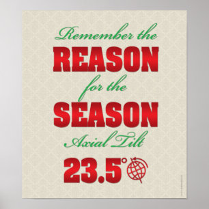 Funny Winter Solstice poster ポスター