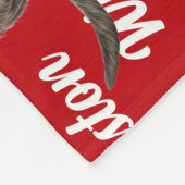 Funny Wirehair Pointer Dog Name Pattern Christmas フリースブランケット (角)