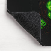 Funny Witch Halloween Don't Make Me Get My Flying  マウスパッド (コーナー)