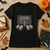 Funny Witch Halloween Teacher & Ghost Students  Tシャツ