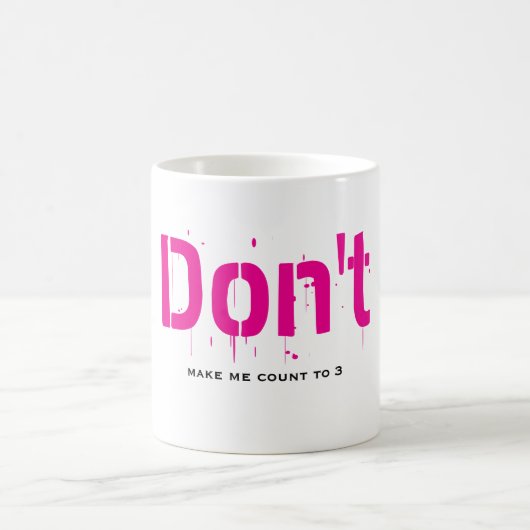 Funny Witty Clever Cool Minimalist Coffee Mug コーヒーマグカップ (中央)