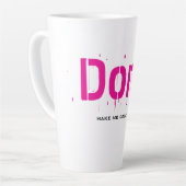 Funny Witty Clever Cool Minimalist Latte Mug カフェラテマグ (左アングル)