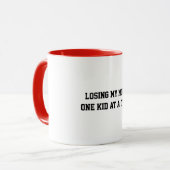Funny Witty Clever Minimalist Coffee Mug マグカップ (正面左)