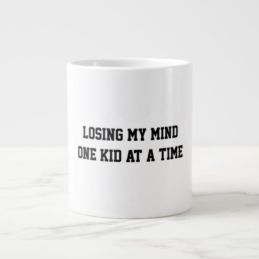 Funny Witty Clever Minimalist Special Coffee Mug ジャンボコーヒーマグカップ (正面)
