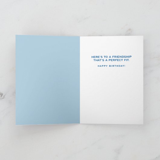 Funny witty original happy birthday カード (内部)