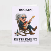 Funny Woman Retirement カード (正面)