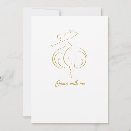 Funny Woman's Gold Midlife Still Hot 50th Birthday 招待状 (裏面)