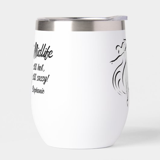 Funny Woman's Midlife Still Hot 50th Birthday (左面)