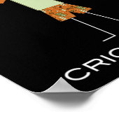 Funny Women Cricket  ポスター (角)