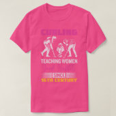 funny Women curling on the ice curler curling (1) Tシャツ (デザイン正面)