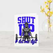 Funny Women's Weightlifting Bodybuilding Muscle Sa カード (黄色い花)