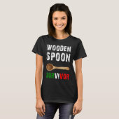 Funny Wooden Spoon Survivor Awesome Tシャツ (正面フル)