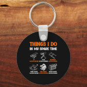 Funny Woodworking Things I Do In My Spare Time  キーホルダー (正面)