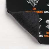 Funny Woodworking Things I Do In My Spare Time  マウスパッド (コーナー)