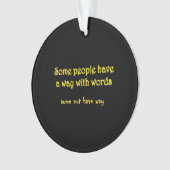 Funny Wordplay: A Tale of Two Sentences オーナメント (正面)