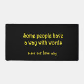 Funny Wordplay: A Tale of Two Sentences デスクマット (正面)