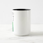 Funny Work Colleague Spreadsheet Gift Coffee Mug,  マグカップ (中央)