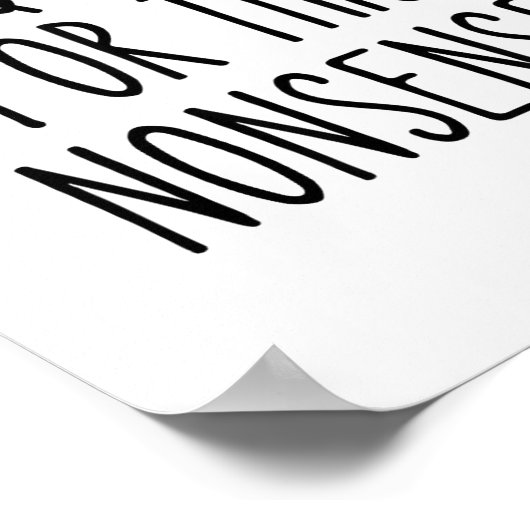 Funny Work Humor Sarcastic Overqualified Office Qu ポスター (角)