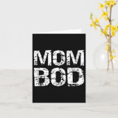 Funny Workout Saying Fitness Quote For Mother's Gi カード (黄色い花)