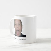 Funny Workplace Coffee Meme Mug for Coworkers コーヒーマグカップ (正面左)