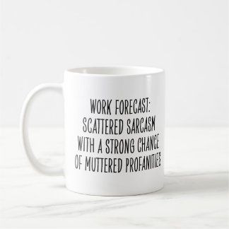 Funny Workplace Humor Sarcasm Profanities Coworker コーヒーマグカップ