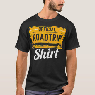 Funny World Traveler Gift Official Road Trip  Tシャツ