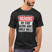 Funny World War Two History Teacher Historian Stud Tシャツ (正面)