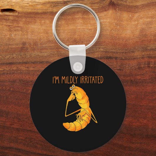 Funny Worm Meme I'm Mildly Irritated Marcus Mens W キーホルダー (正面)