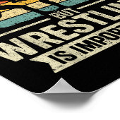 Funny Wrestling Education Joke For Wrestler Men Ki ポスター (角)