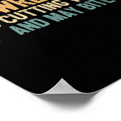 Funny wrestling lover fan please feed ポスター (角)