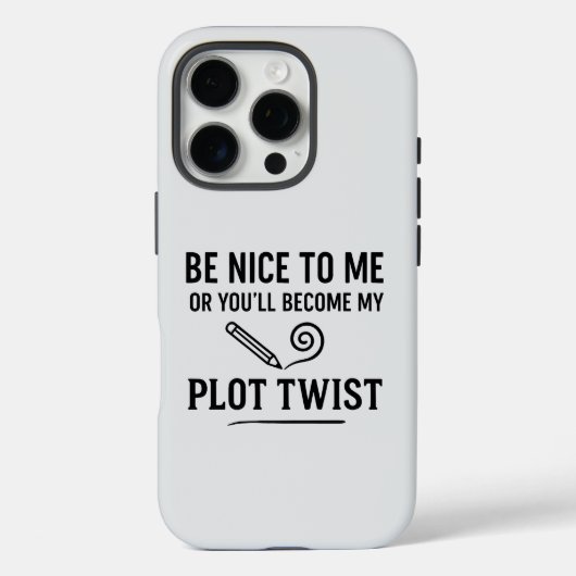 Funny Writer Quote Gift for Authors & Book Lovers Case-Mate iPhoneケース (裏面)