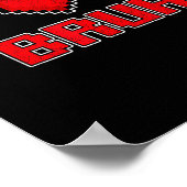 Funny Xel Hearts Gamer Bruh, Valentines Video Game ポスター (角)